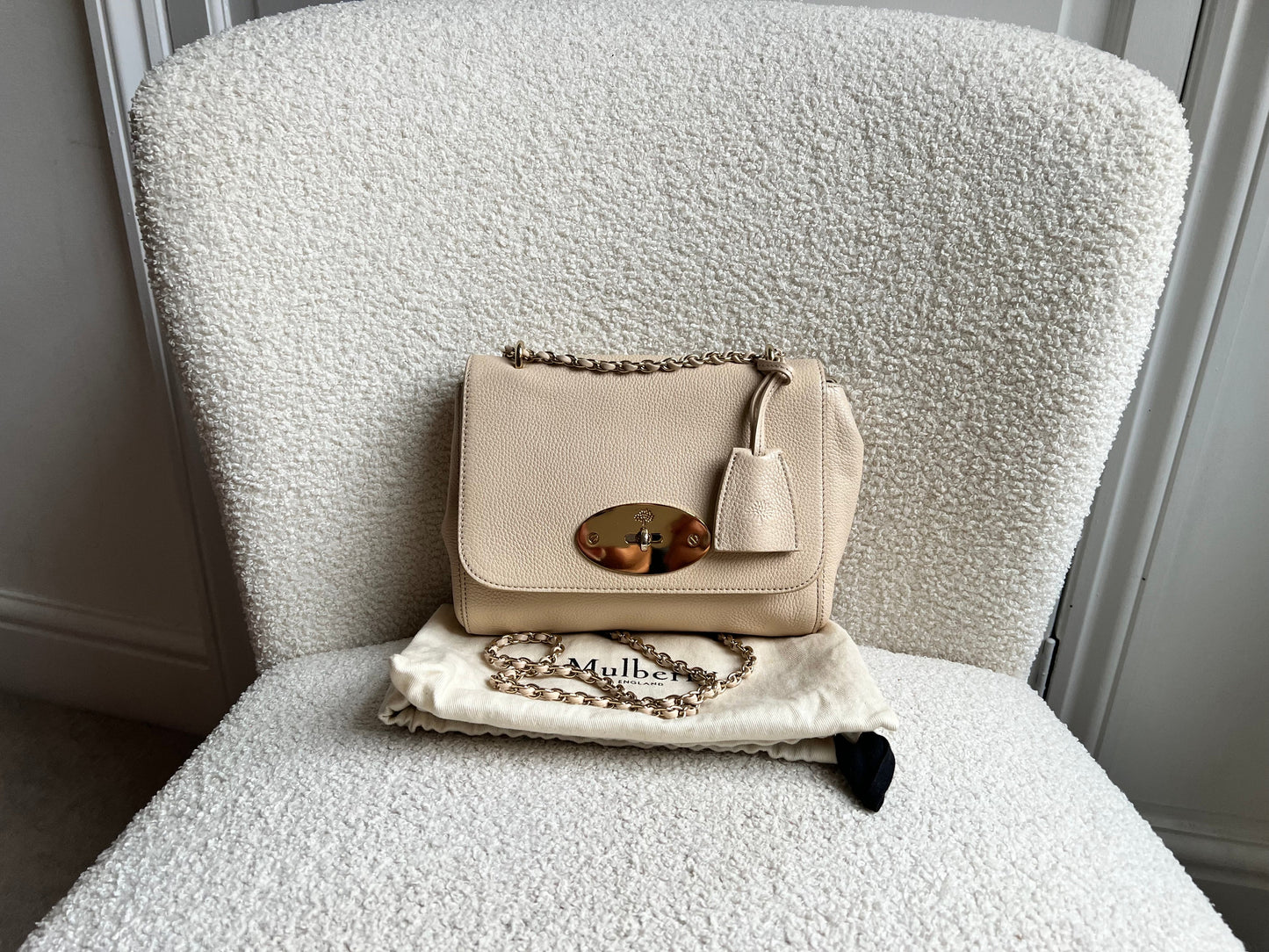 Mulberry Buttercream Regular Lily with Gold Hardware (RRP £995)