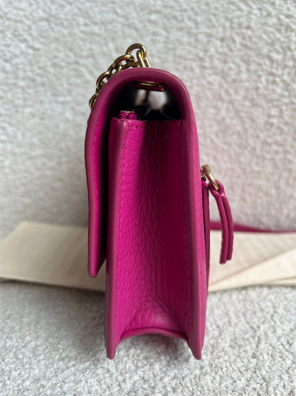 Mulberry Pink Small Darley Shoulder Bag (RRP £695)