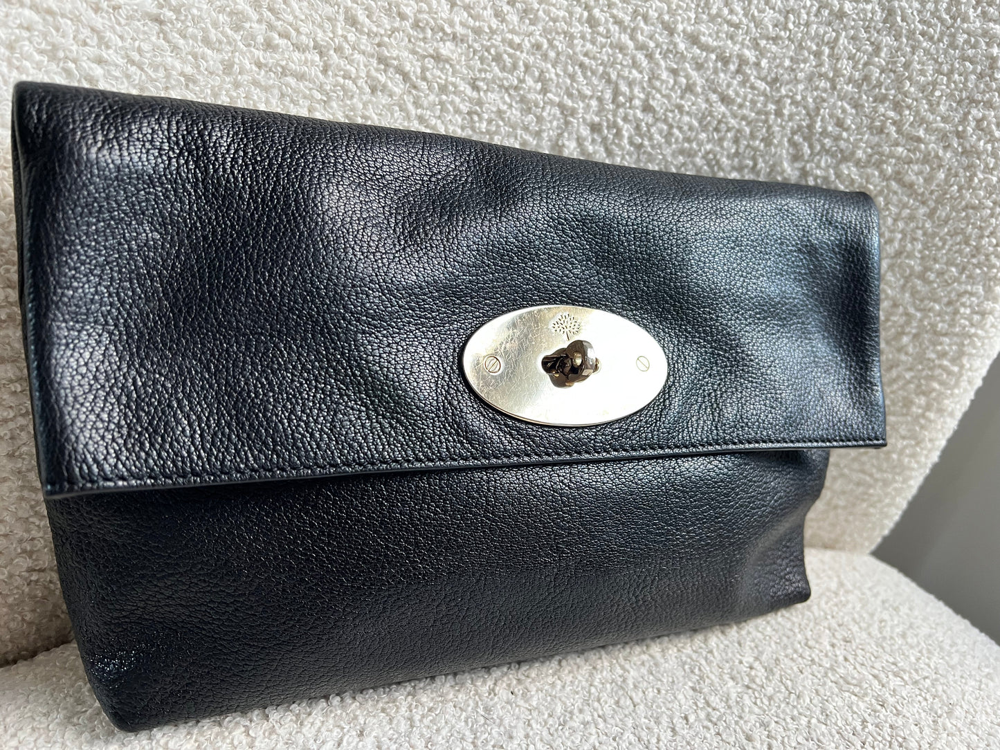 Mulberry Black Clemmie Clutch (RRP £695)