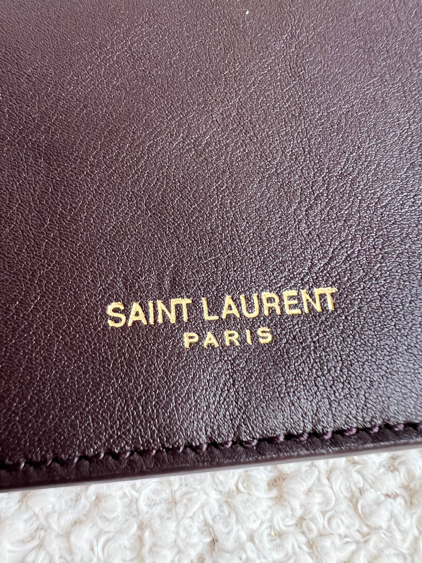 Yves Saint Laurent (YSL) Puffer Clutch Pouch in Tweed (RRP £710)