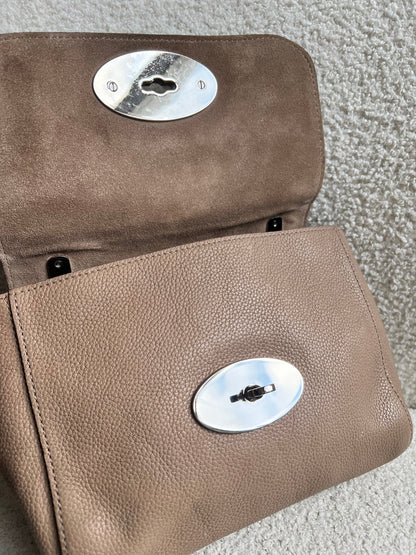 Mulberry Mushroom Grey Regular Lily with Silver Hardware (RRP £995)