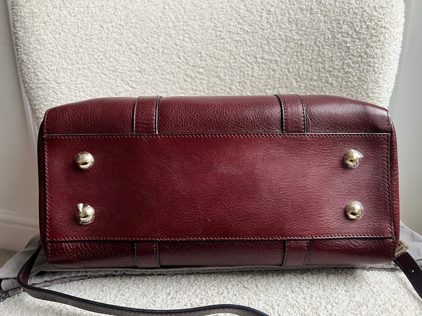 Mulberry Oxblood Small Double Zip Bayswater Tote (£1500)