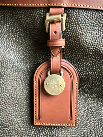 Mulberry Large Clipper Bag in Mole Cognac Scotchgrain (RRP £995)