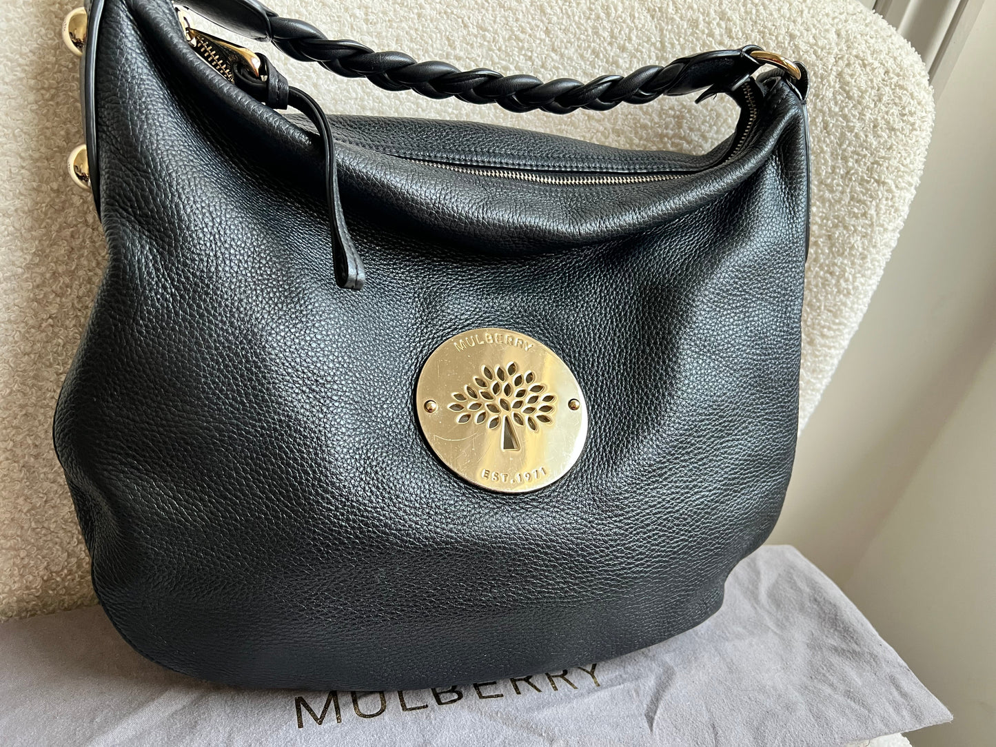 Mulberry Black Daria Hobo (RRP £795)