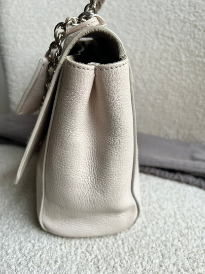 Mulberry White Medium Lily with Silver Hardware (RRP £1095)