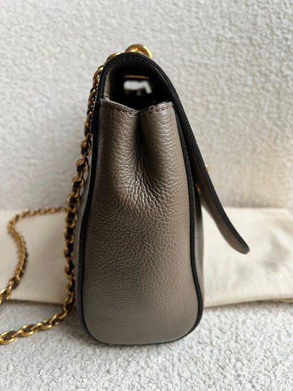 Mulberry Clay Medium Lily with Gold Hardware (RRP £1095)