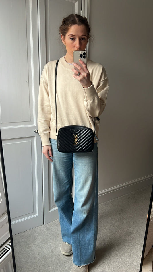 Yves Saint Laurent (YSL) Black Lou Camera Bag (RRP £1,350)