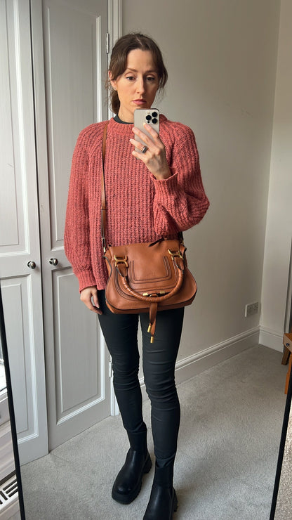 Chloe Tan Small Marcie Double Carry Bag (RRP £1690)