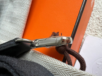 Hermes Evelyne TPM in Grey Clemence Leather with Palladium Hardware
