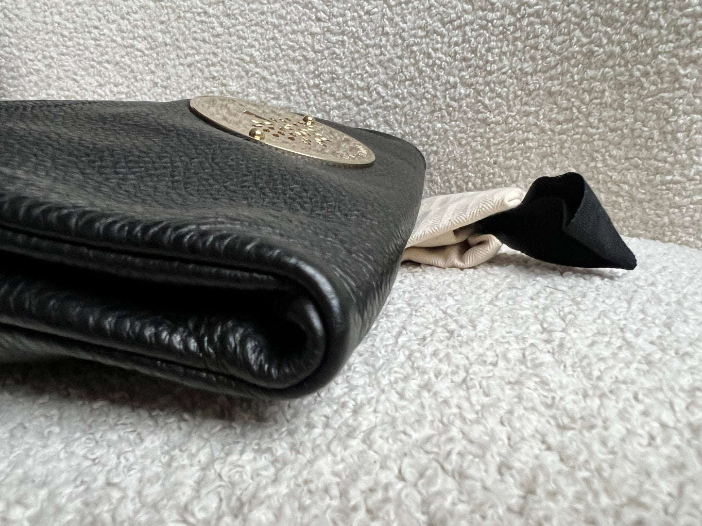 Mulberry Black Daria Clutch (RRP £550)