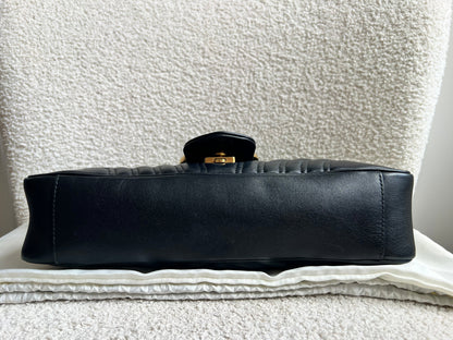 Gucci GG Black Marmont Medium Shoulder Bag (RRP £2,340)