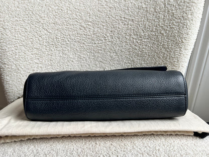 Mulberry Midnight Medium Lily with Silver Hardware (RRP £1095)