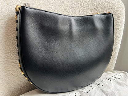 Stella McCartney Frayme Black Faux Leather Bag (RRP £1490)