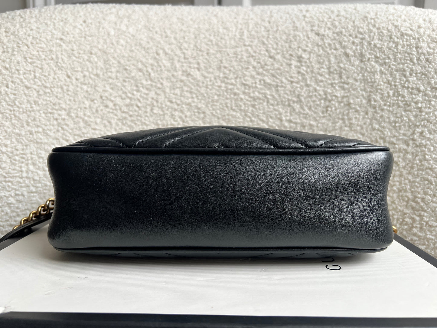 Gucci GG Black Marmont Small Shoulder Bag (RRP £1440)
