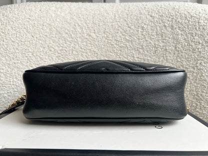 Gucci GG Black Marmont Small Shoulder Bag (RRP £1440)