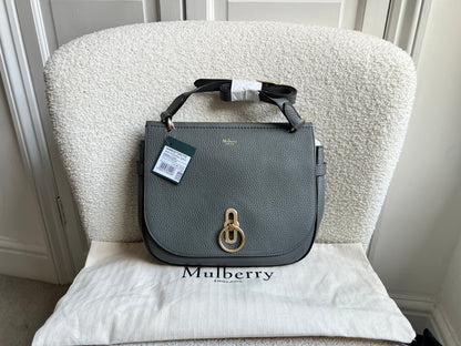 Mulberry Grey Soft Amberley Satchel (RRP £1,195)