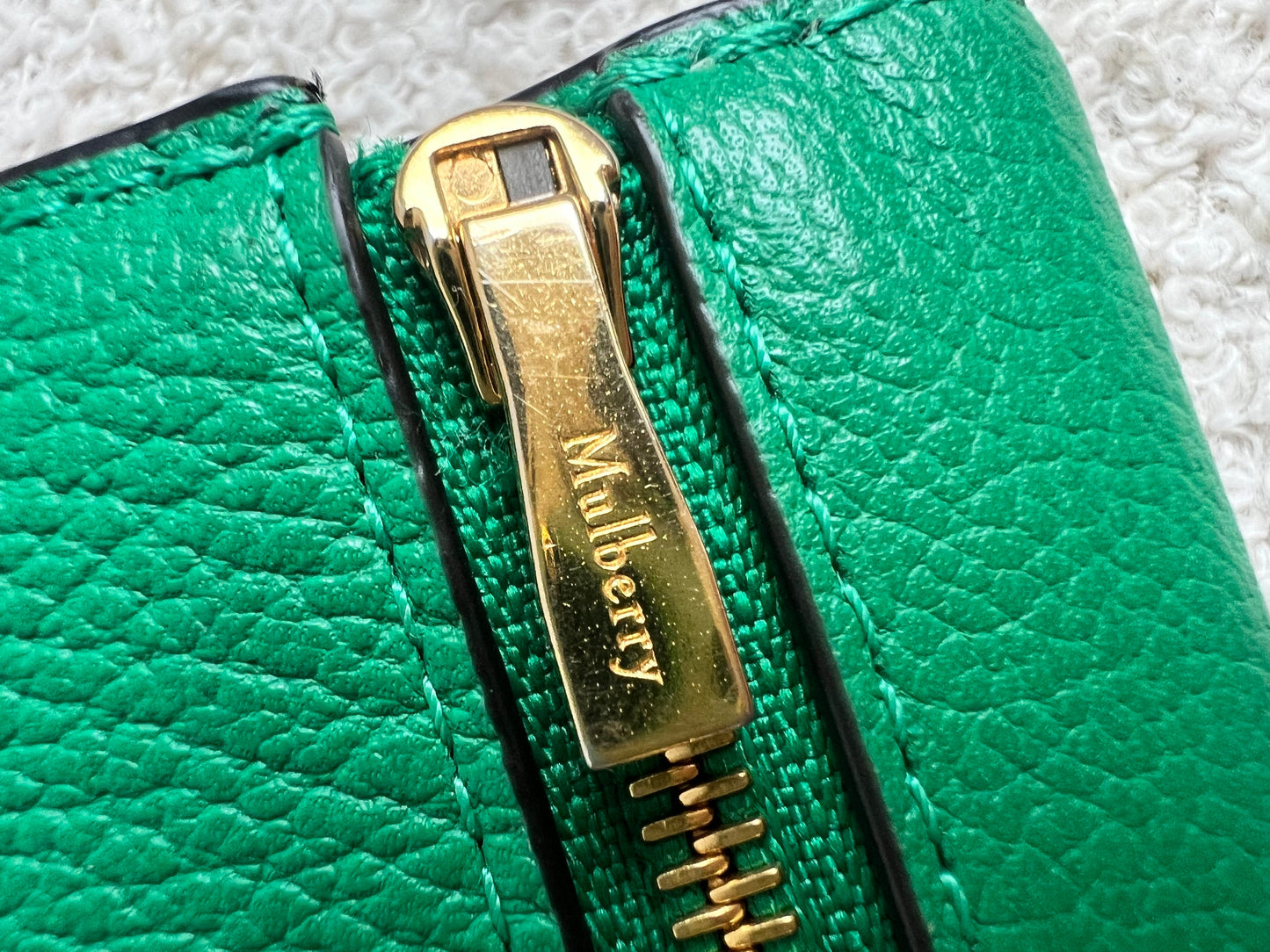 Mulberry Green Sadie Continental Wallet