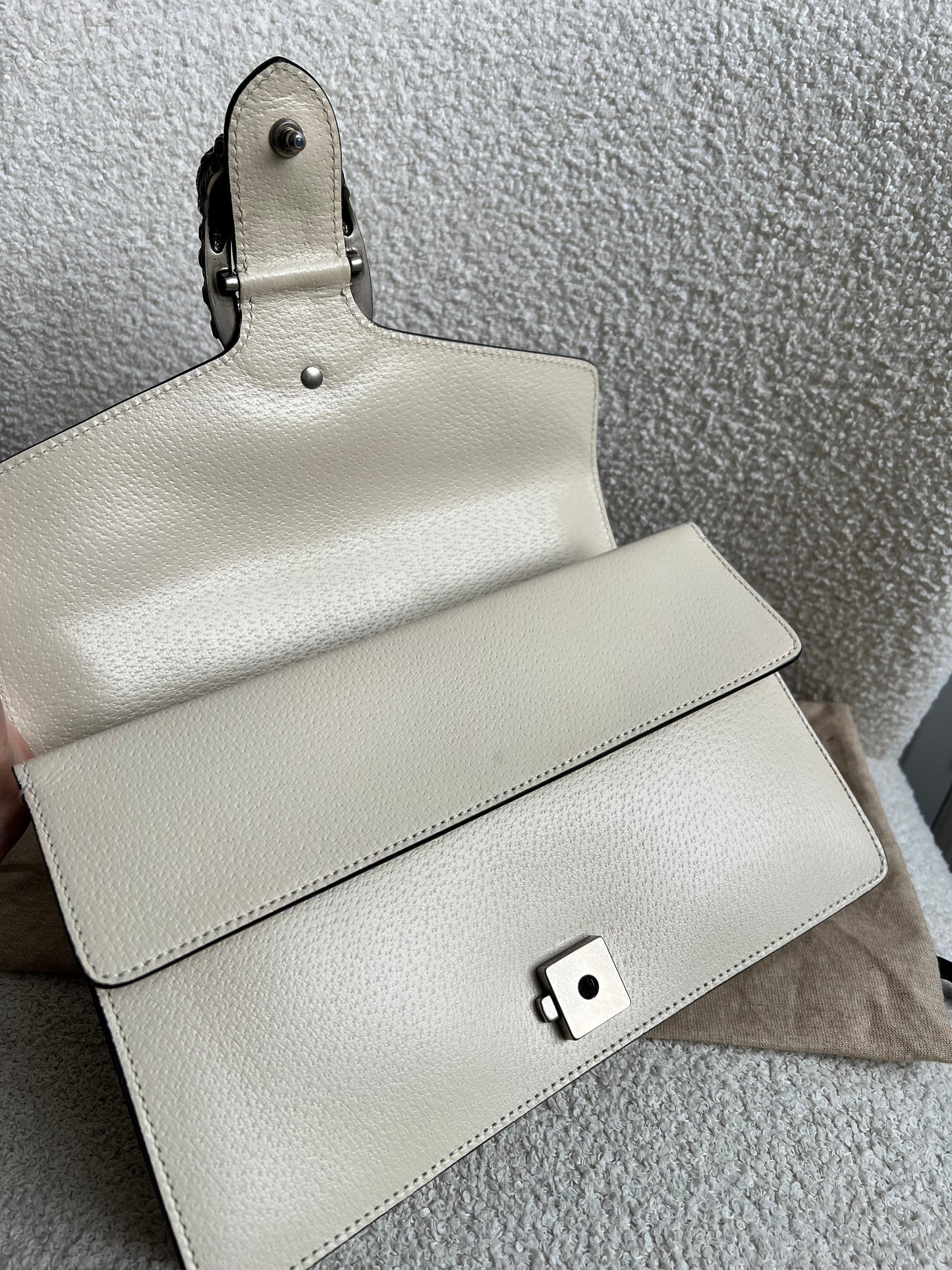Gucci Dionysus GG White Small Shoulder Bag (RRP £2,670)