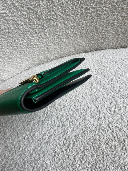 Mulberry Green Sadie Continental Wallet