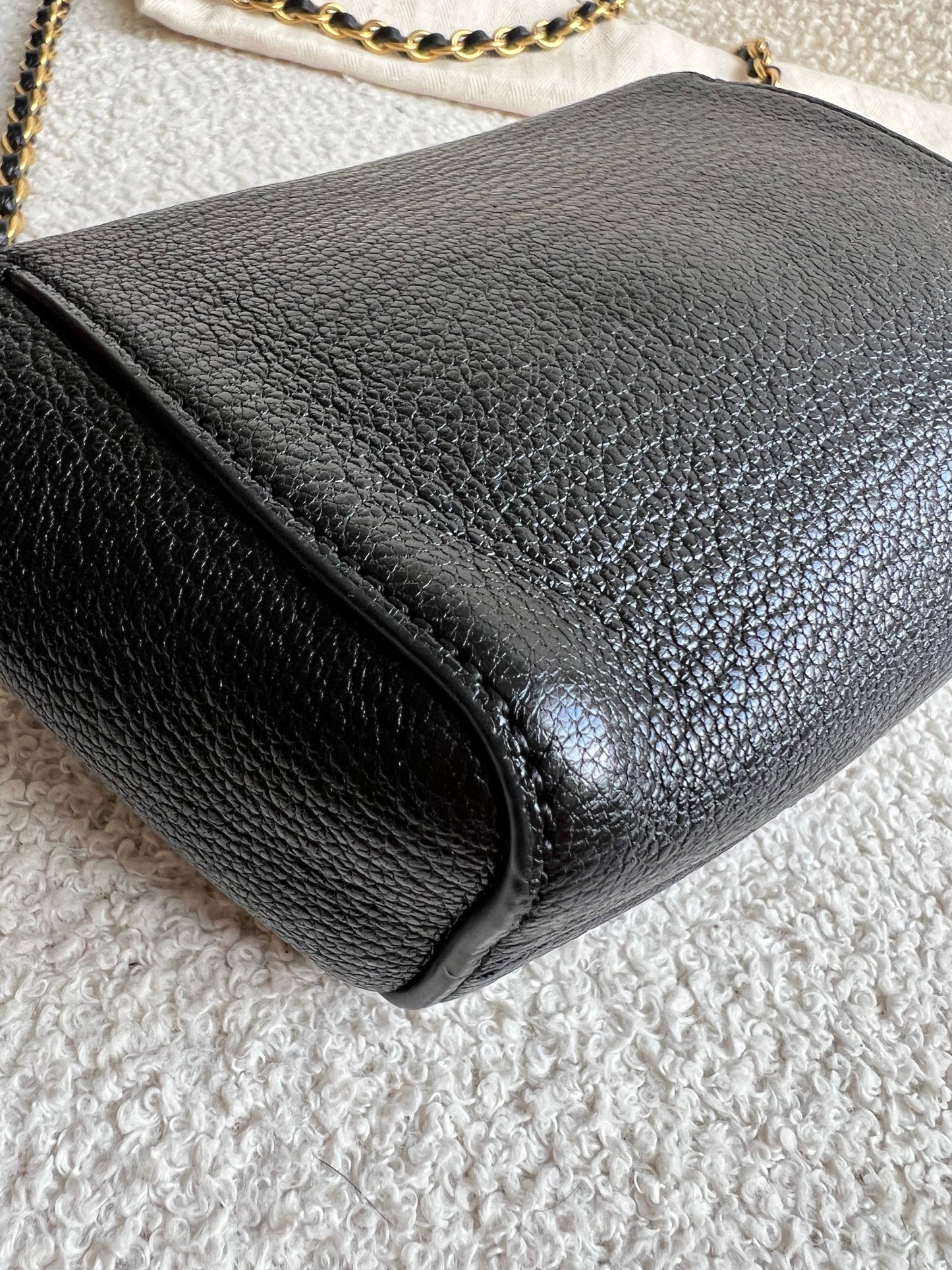 Mulberry Black Mini Lily with Gold Hardware (RRP £395)