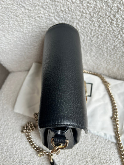 Gucci Interlocking GG Black Small Cross Body Bag