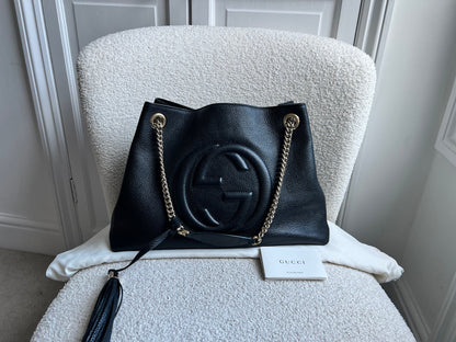 Gucci Black Soho Chain Tote (RRP £1350)