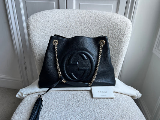Gucci Black Soho Chain Tote (RRP £1350)