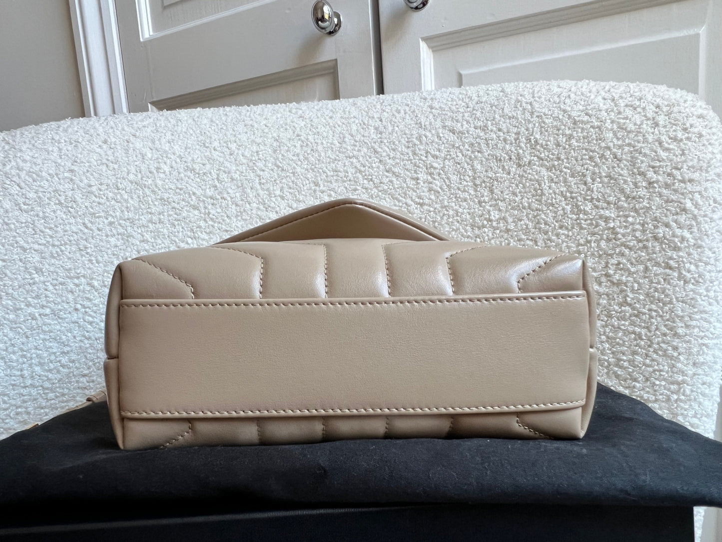 Yves Saint Laurent (YSL) Dark Beige Toy Lou Lou (RRP £1,350)