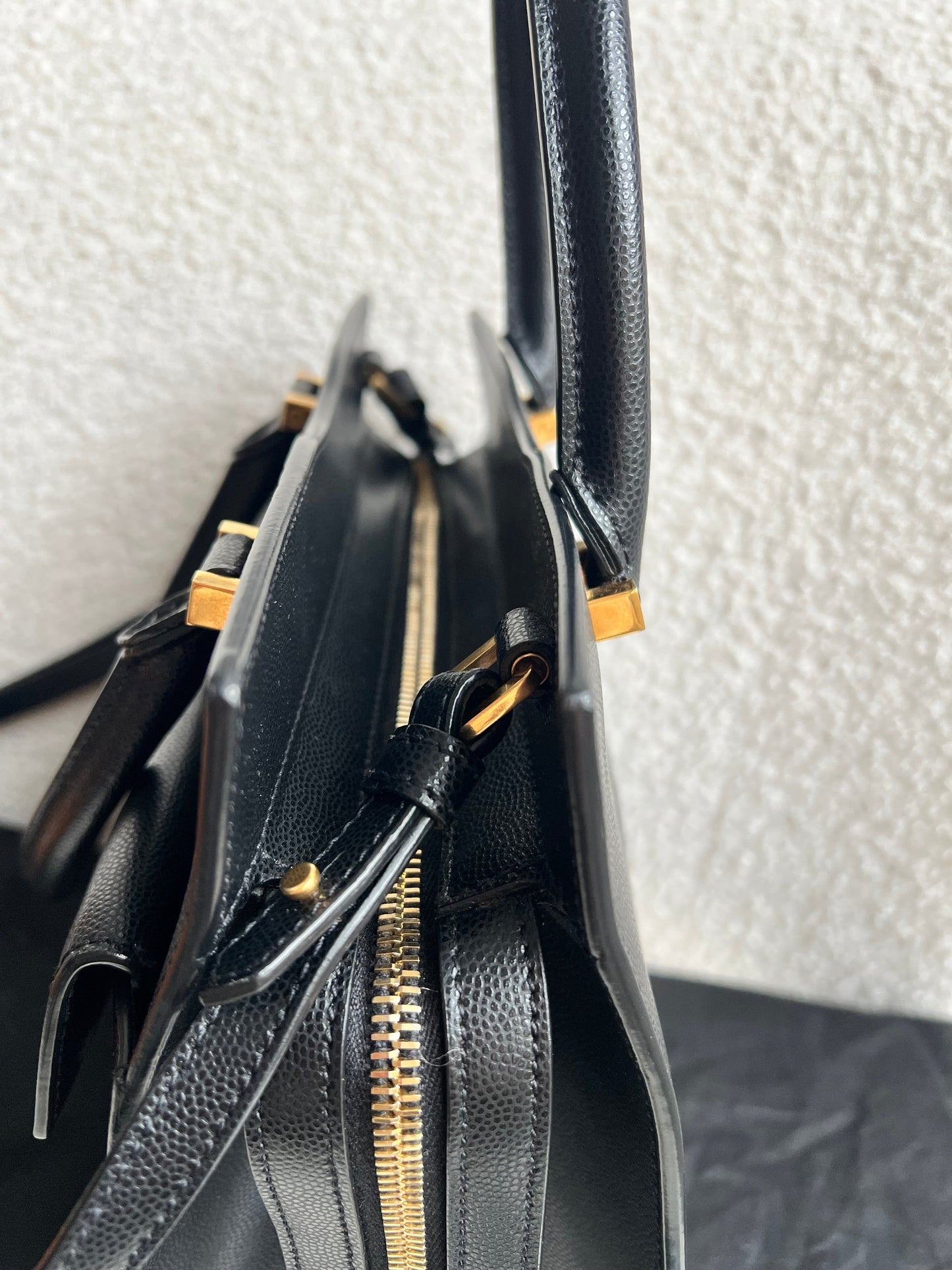 Yves Saint Laurent (YSL) Small Black Uptown Tote Shoulder Bag (RRP £1650)