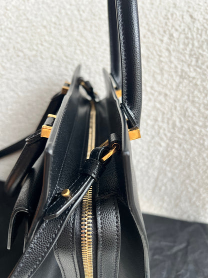 Yves Saint Laurent (YSL) Small Black Uptown Tote Shoulder Bag (RRP £1650)