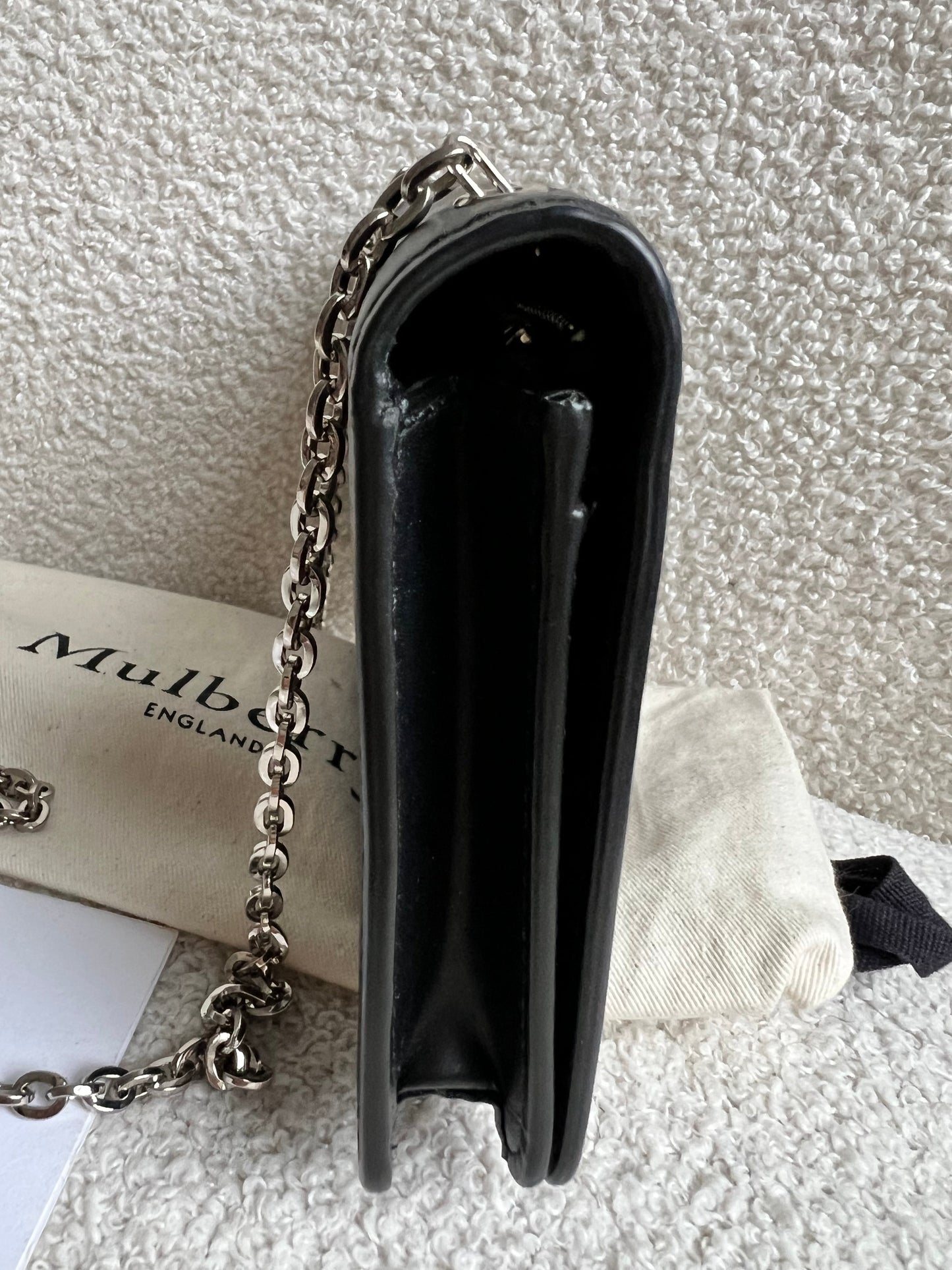 Mulberry Black Bayswater Clutch (RRP £495)