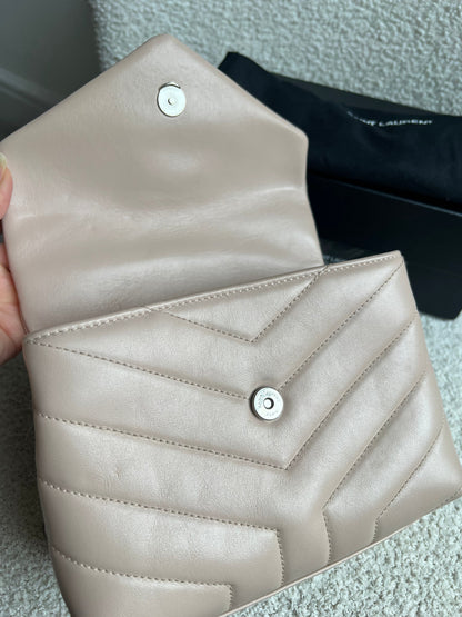 Yves Saint Laurent (YSL) Pale Pink Toy Lou Lou with Silver Hardware (RRP £1,380)
