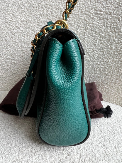Mulberry Ocean Green Regular Lily with Gold Hardware (RRP £995)