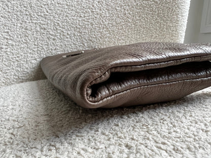 Mulberry Taupe Daria Clutch (RRP £550)