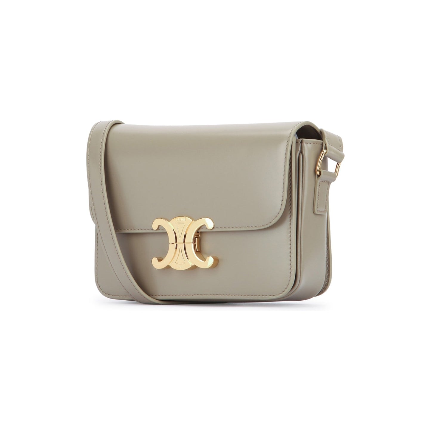 TEEN TRIOMPHE BAG IN shiny calfskin