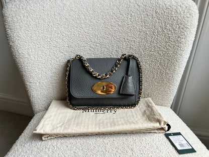 Mulberry Solid Grey Regular Top Handle Lily (RRP £1095)