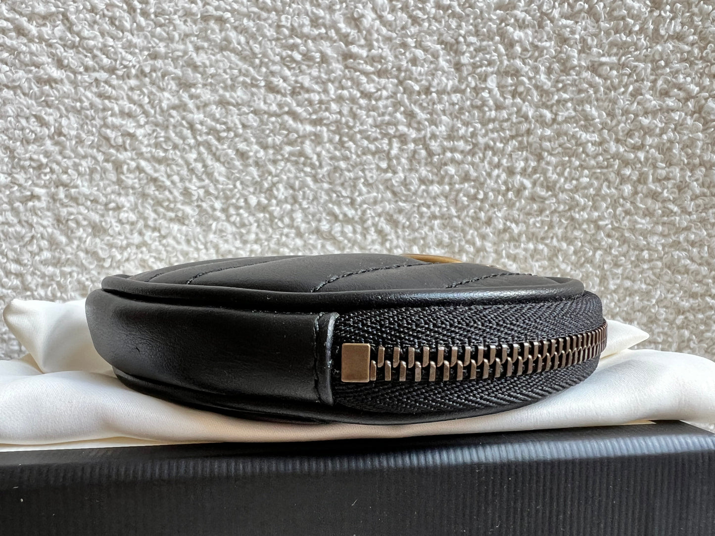 Gucci Black GG Marmont Coin Pouch (RRP £350)