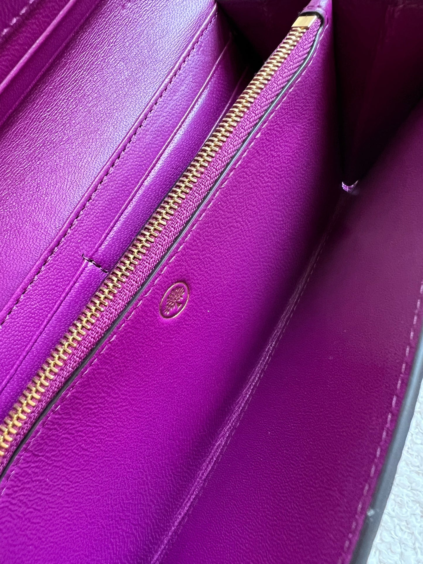 Mulberry Violet Continental Wallet (RRP £345)