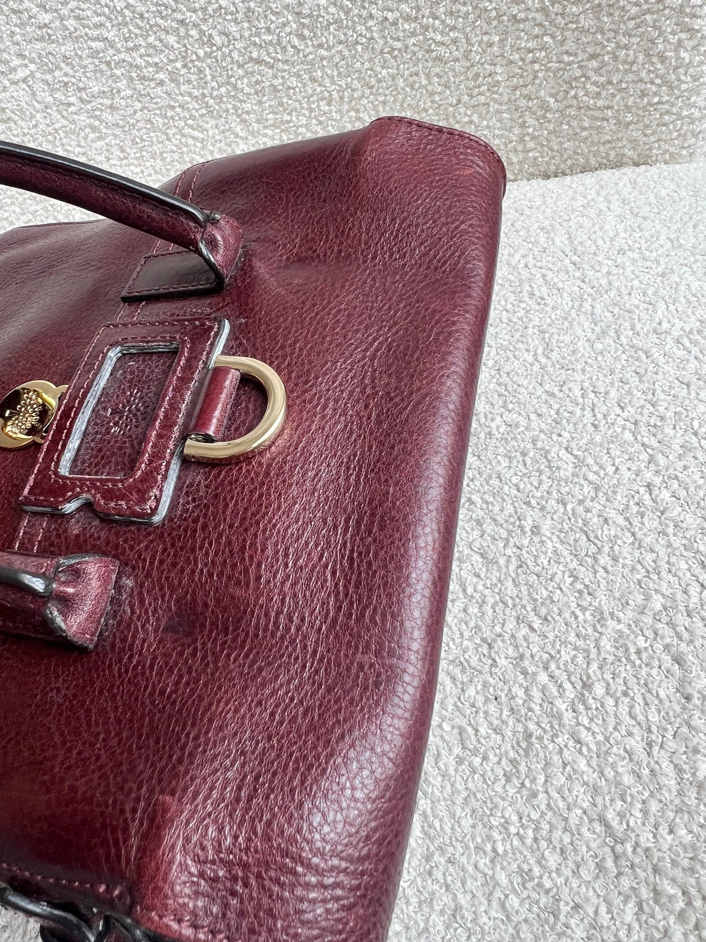 Mulberry Oxblood Mini Cara Backpack (RRP £850)