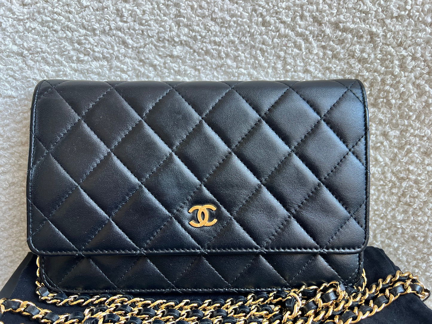 Chanel Wallet on Chain in Black Lambskin Gold Hardware (RRP £2,930)