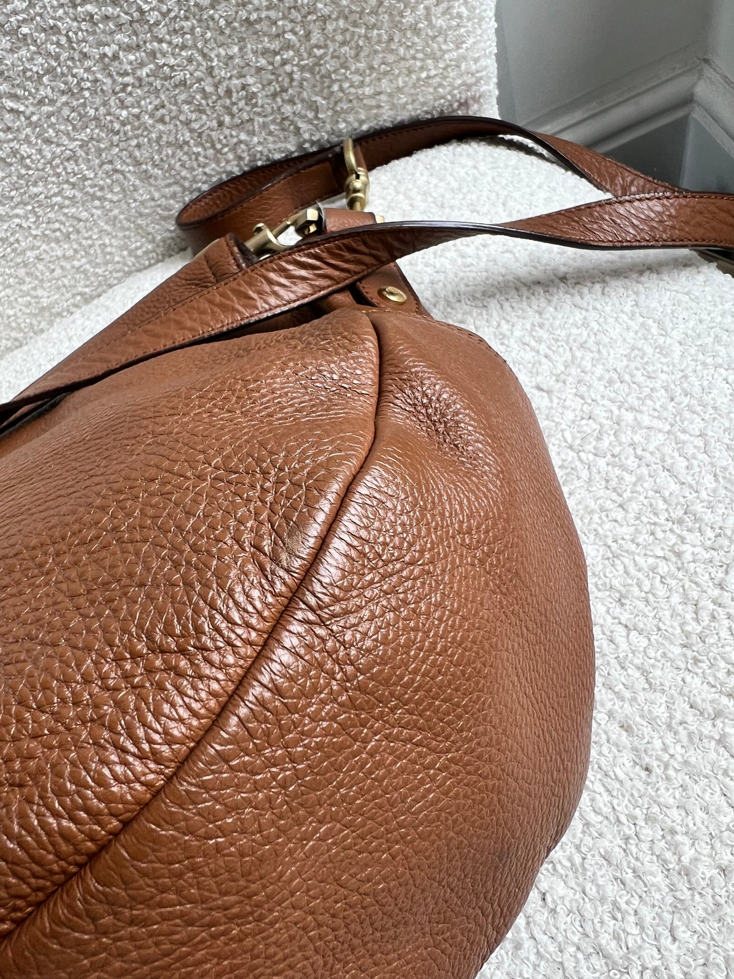 Mulberry Oak Large Effie Satchel