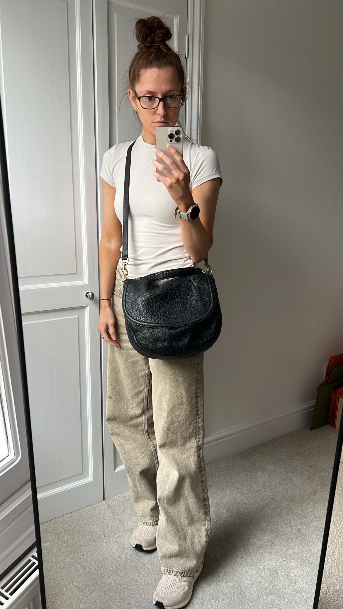 Mulberry Black Large Effie Satchel