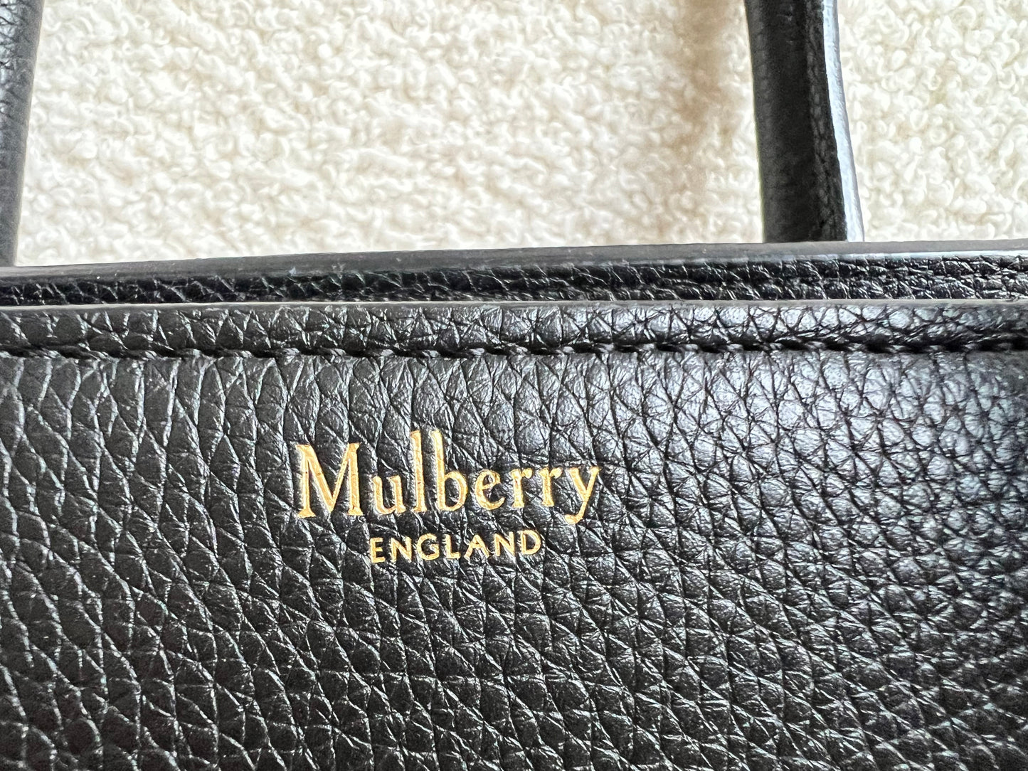 Mulberry Black Small Zipped Bayswater (RRP £1,245)