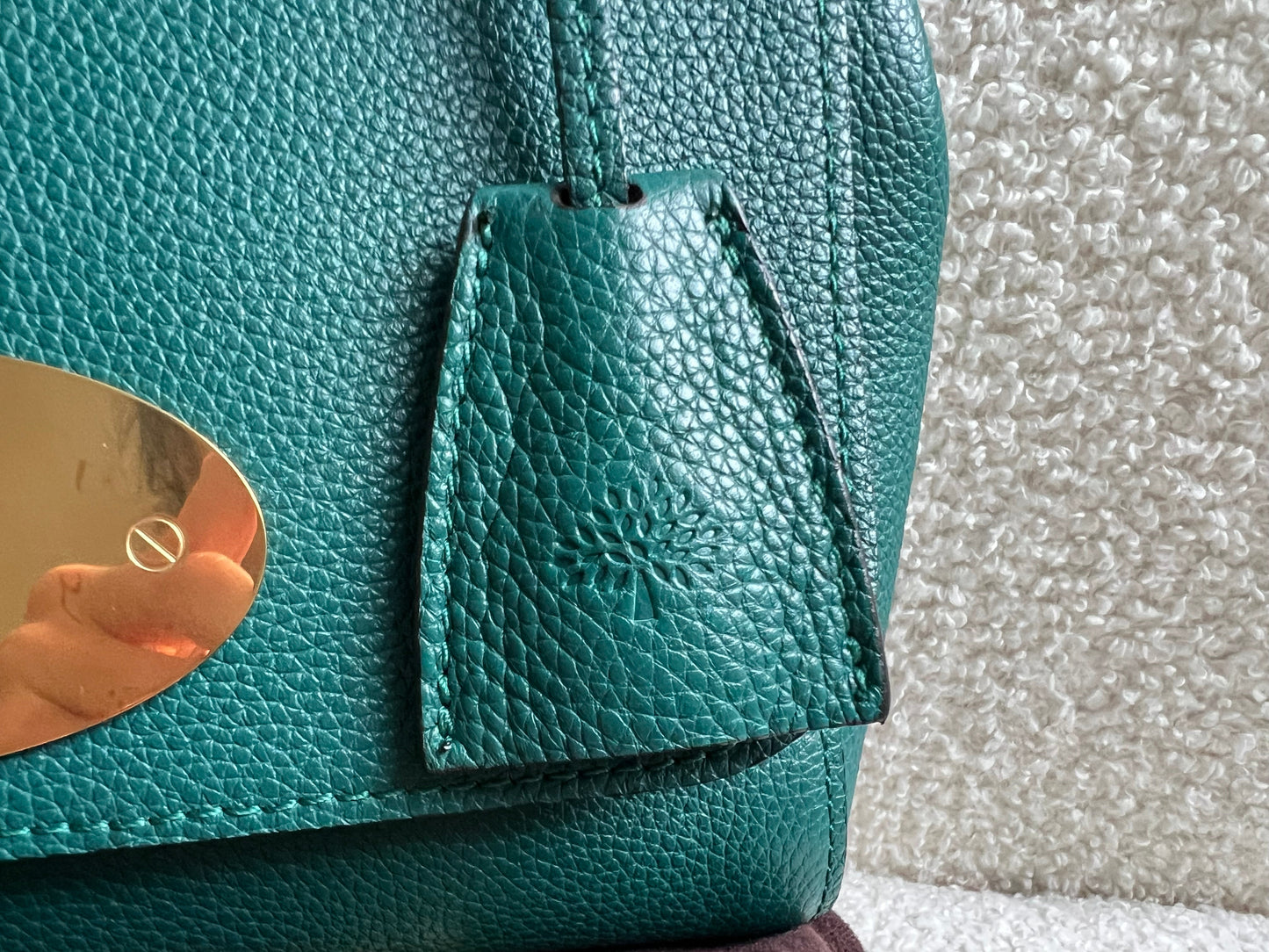 Mulberry Ocean Green Regular Lily with Gold Hardware (RRP £995)