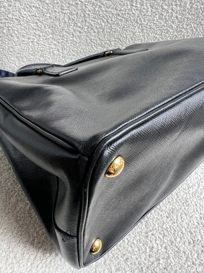 Prada Black Galleria Saffiano Tote