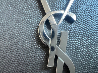 Yves Saint Laurent (YSL) Light Grey Small Kate Tassel (RRP £1,550)