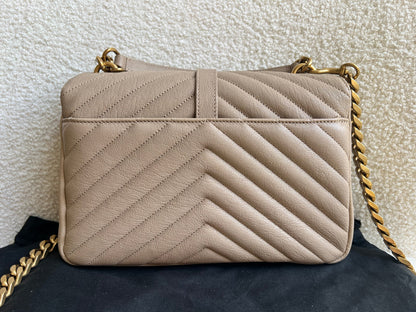 Yves Saint Laurent (YSL) Beige Medium College (£2000)