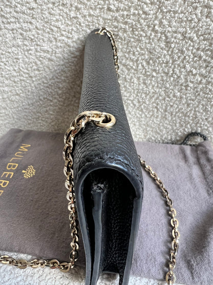 Mulberry Black Bayswater Clutch (RRP £495)
