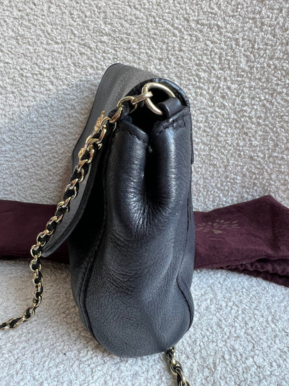 Mulberry Small Black Margaret Shoulder Bag with Small Purse