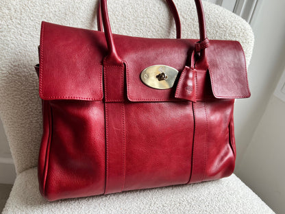 Mulberry Red Bayswater (RRP £1095)